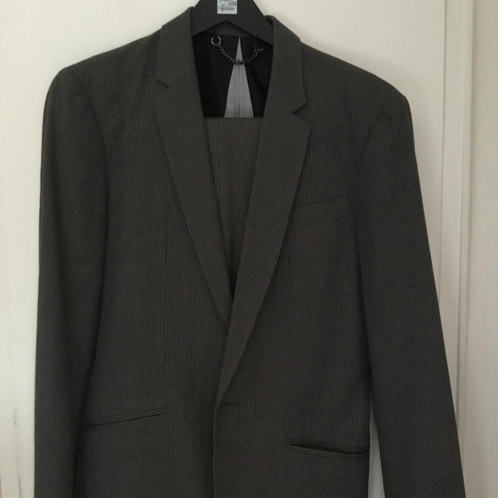 Armani Exchange slim single button suit size 36